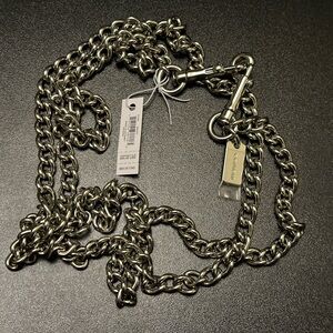 3/$50 Coach silver chain strap authentic NWT
